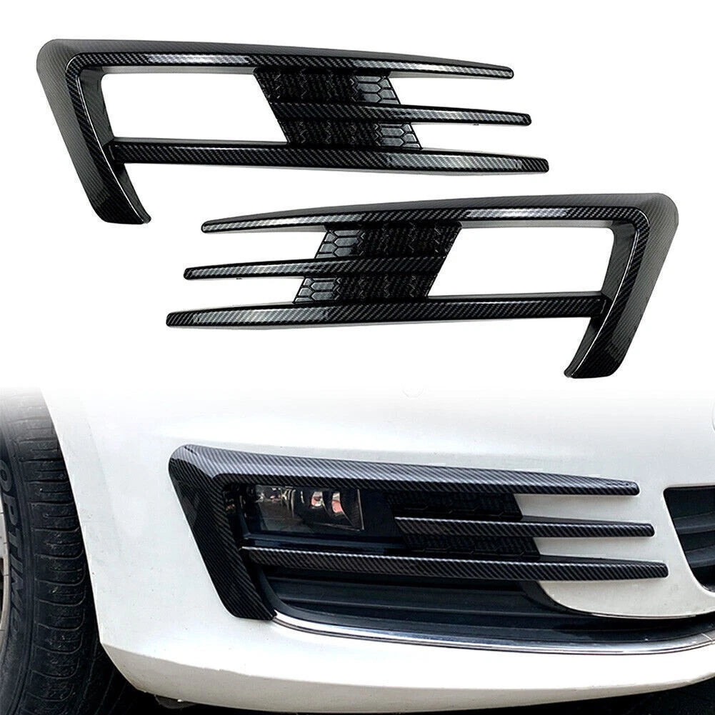 Carbon Fiber Fog Light Lamp Cover for VW Golf 7 MK7 (2013–2016)