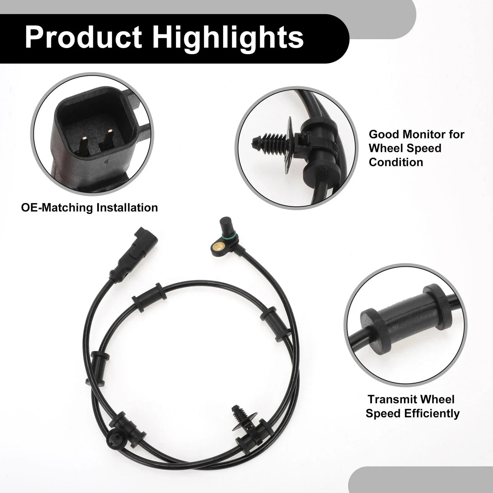 ABS Wheel Speed Sensor for Dodge Ram 2500 3500 Laramie (2003-2010)