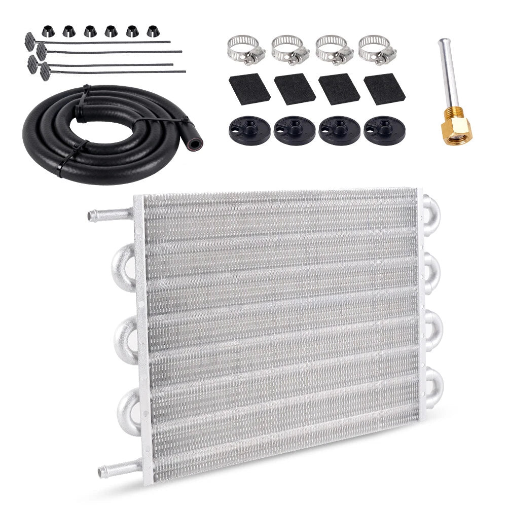 8 Row Aluminum Transmission Oil Cooler for Auto-Manual Radiator