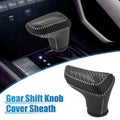 Automatic Gear Shift Knob Cover for Hyundai Elantra (2021–2023) Black Gray