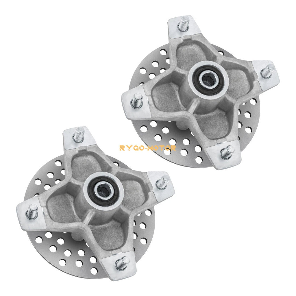 2 Front Wheel Hub & Rotor Kit for Yamaha Raptor 660R 700 700R (2001–2014)