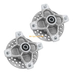 2 Front Wheel Hub & Rotor Kit for Yamaha Raptor 660R 700 700R (2001–2014)