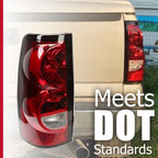 Red Brake Tail Lights for Chevy Silverado 1500 2500 3500HD (2003-2006)