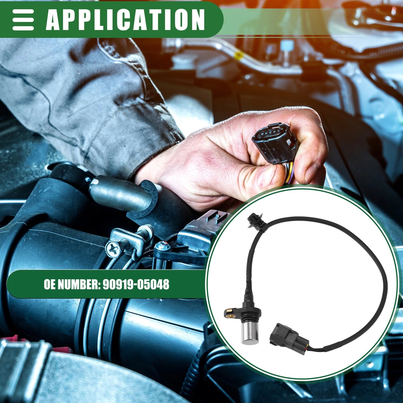 Crankshaft Position Sensor for Toyota Celica Corolla Matrix (2000–2005)
