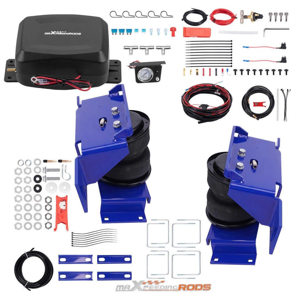 Air Suspension Bags Shock Compressor Kit & Sensor for Ford F-350 (1999–2004)