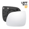 Left Side Heated White Mirror Glass for Audi Q7 (2009–2014)