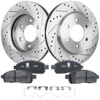 Brake Disc and Pad Kit for Ford F-150 (2004–2008) Cross-drilled