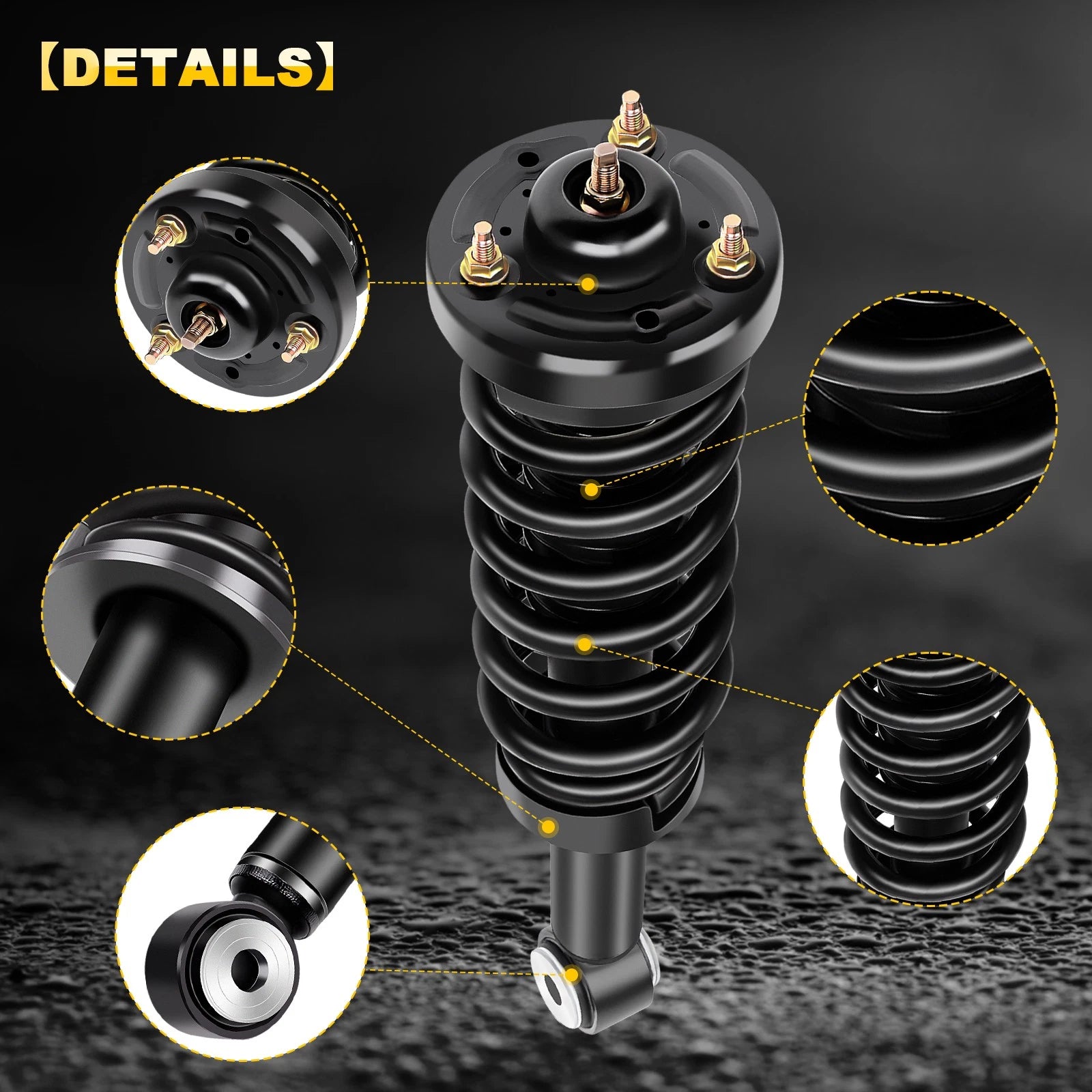 Set of 2 Complete Struts for Ford F-150 4WD (2009–2013)