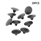 20 x Black Nylon Clips