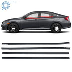 Rubber Window Weatherstrip Molding Trim for Honda Civic Sedan (2016–2019)
