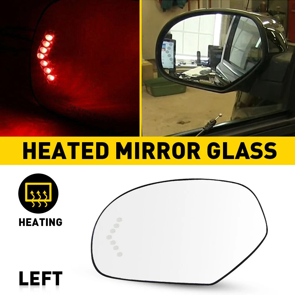 Heated Driver Side Mirror Glass for Cadillac Escalade (2002–2023)