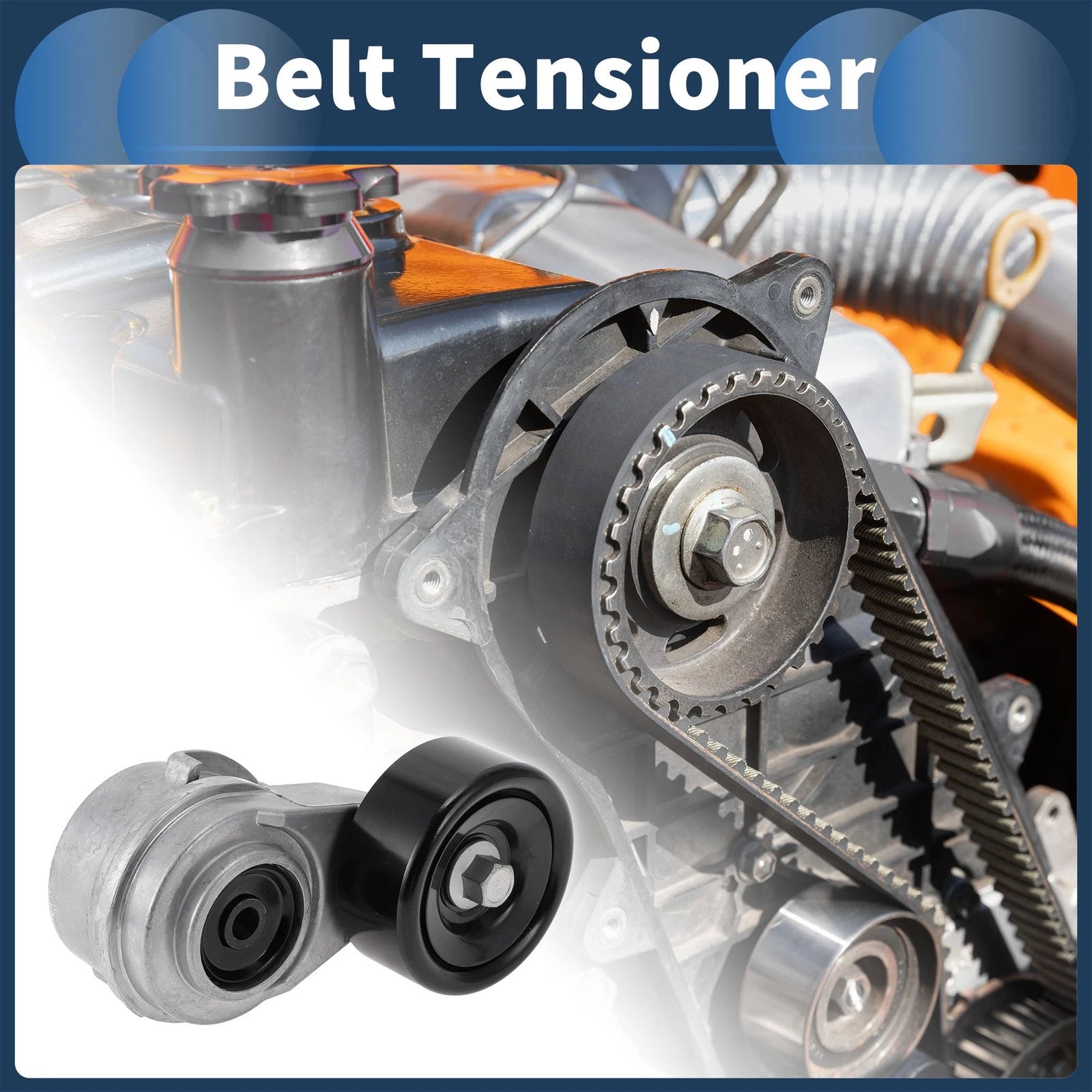 Belt Tensioner for Kia Rio (2010–2016) L4 1.6L No. 252812B000 Metal 1 Pc