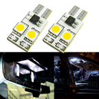 No Error White LED T10 168W Bulbs for Interior Dome Map Trunk (—)