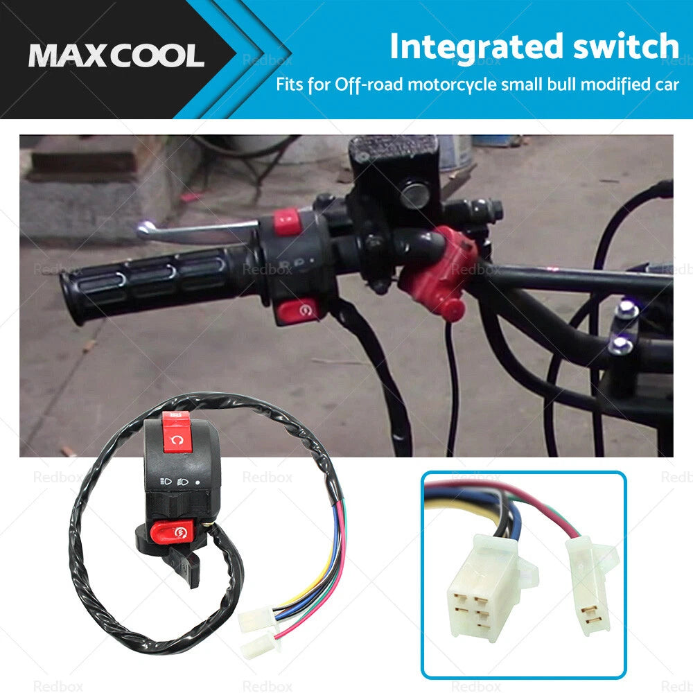 Kill Start Light Switch Button Housing for 110cc 125cc PIT Quad