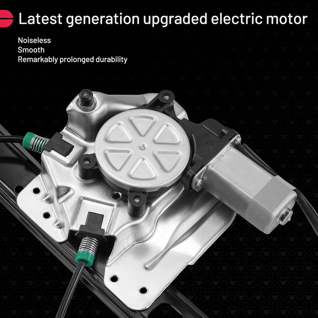 Power Window Regulator w/ Motor for BMW X5 4.8L (2004–2006)