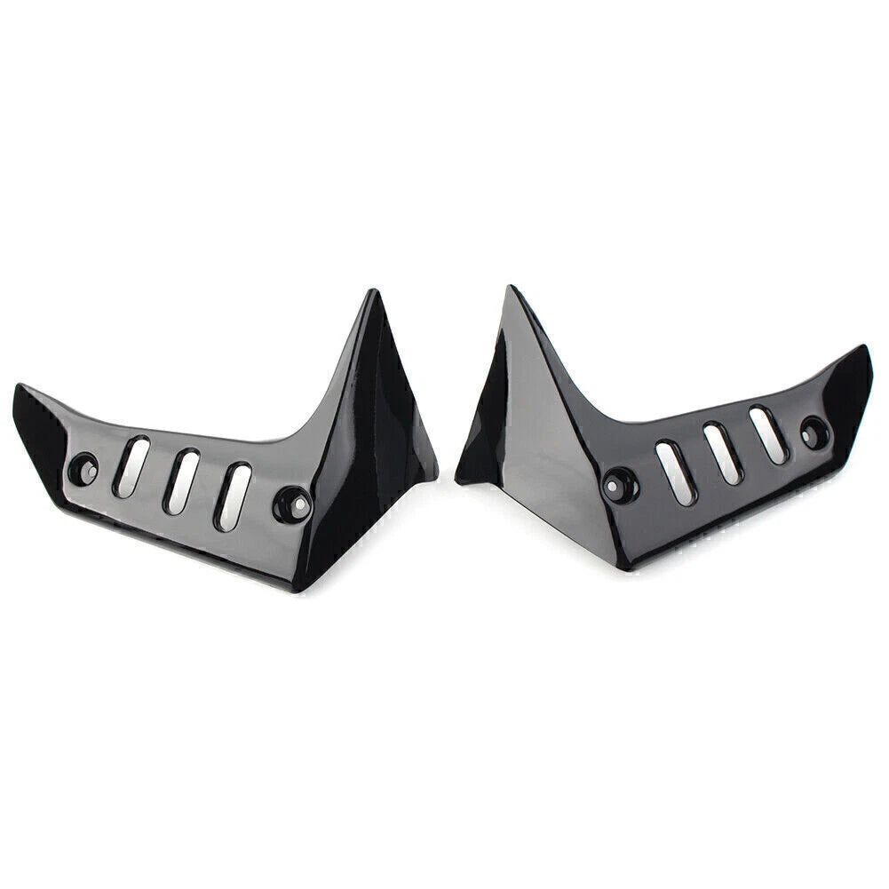 Pair Side Cover Fairing Kits for Kawasaki Z750 (2004–2007) Glossy Black