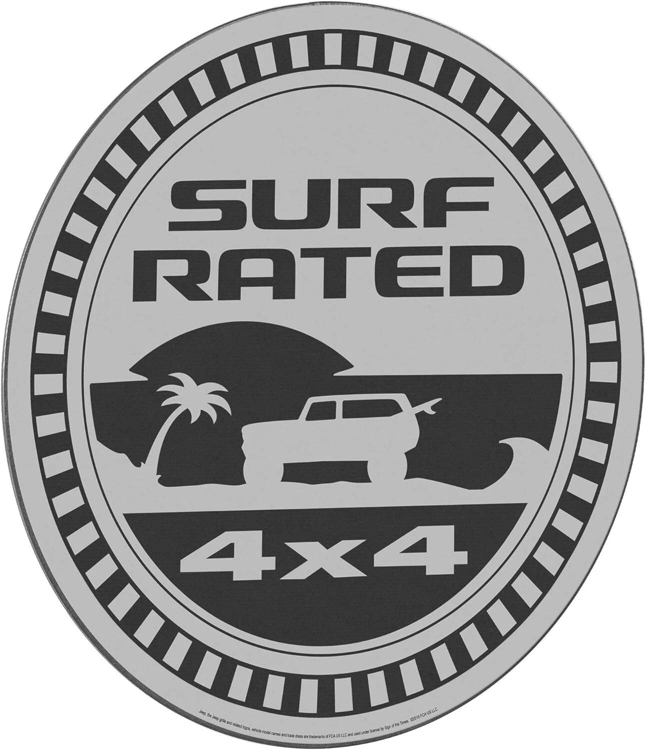 Oversized Metal Sign for Jeep (40")