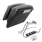 Matte Hard Saddlebags Conversion Bracket for Harley Softail Deluxe (1986–2017)