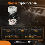 Blower Motor for BMW 525i/530i/535i xDrive/M6 (2007–2010)