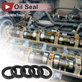 Set of 5 Rotary Shaft Oil Seals 28x40x7mm Nitrile Rubber 672668828410