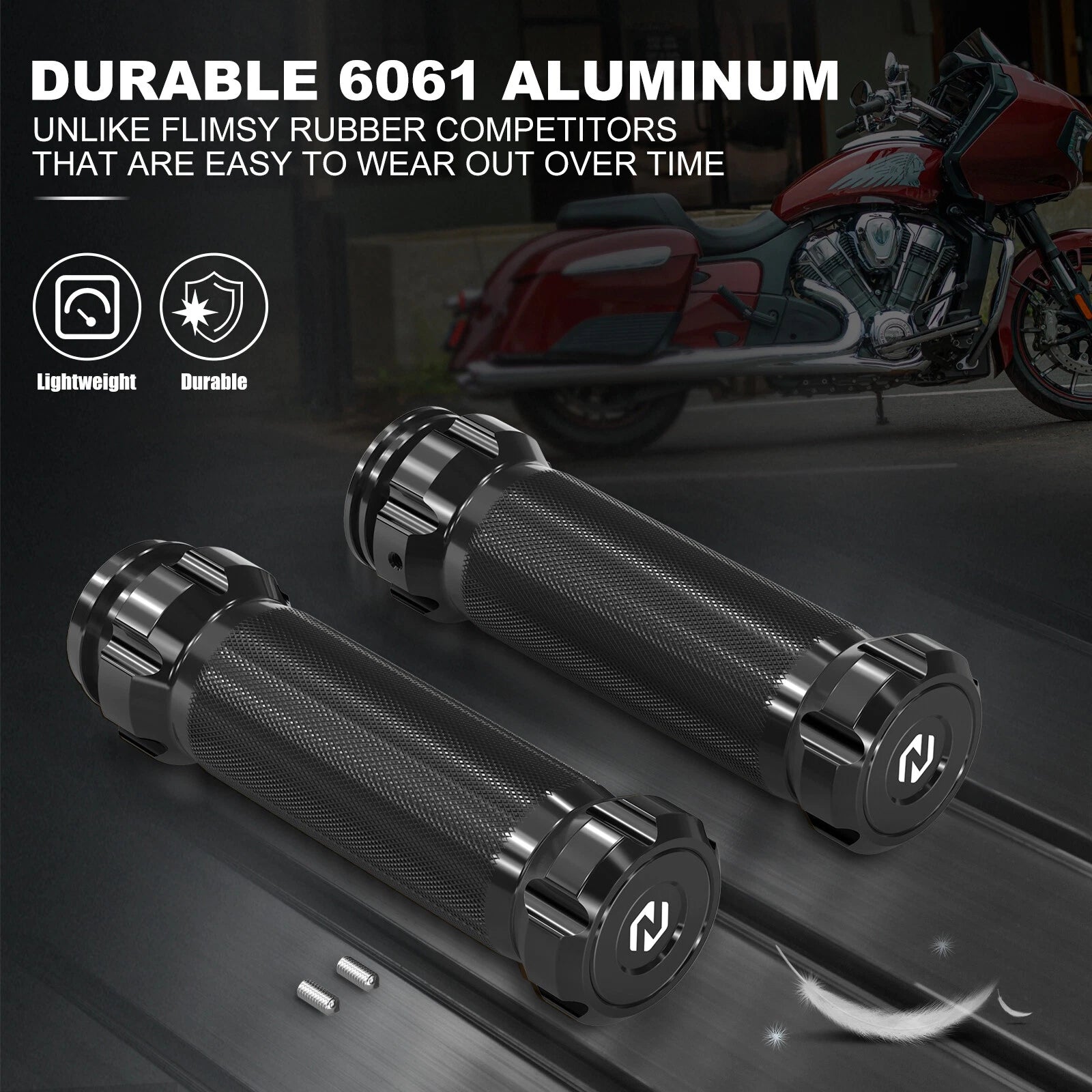 Handlebar Grips for Harley Road King FLHRXS (2017–2025) FLHR (2008–2022)