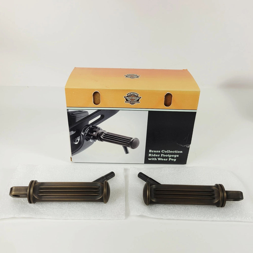 OEM Brass Highway Passenger Foot Pegs for Harley-Davidson XL (2011–Present) 50500482