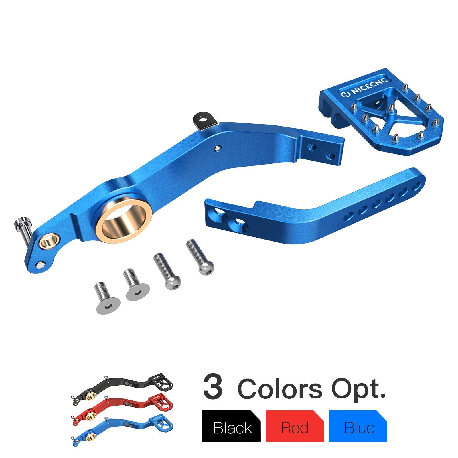 Rear Foot Brake Pedal Lever for Yamaha Raptor 700 700R (2013–Present) #1PE-F7211-00-00