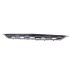 Front Upper Grille Replacement Black Chrome Plastic for Chevy Malibu (2016–2018)