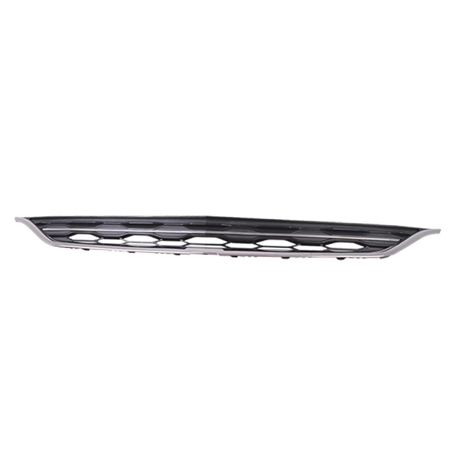 Front Upper Grille Replacement Black Chrome Plastic for Chevy Malibu (2016–2018)