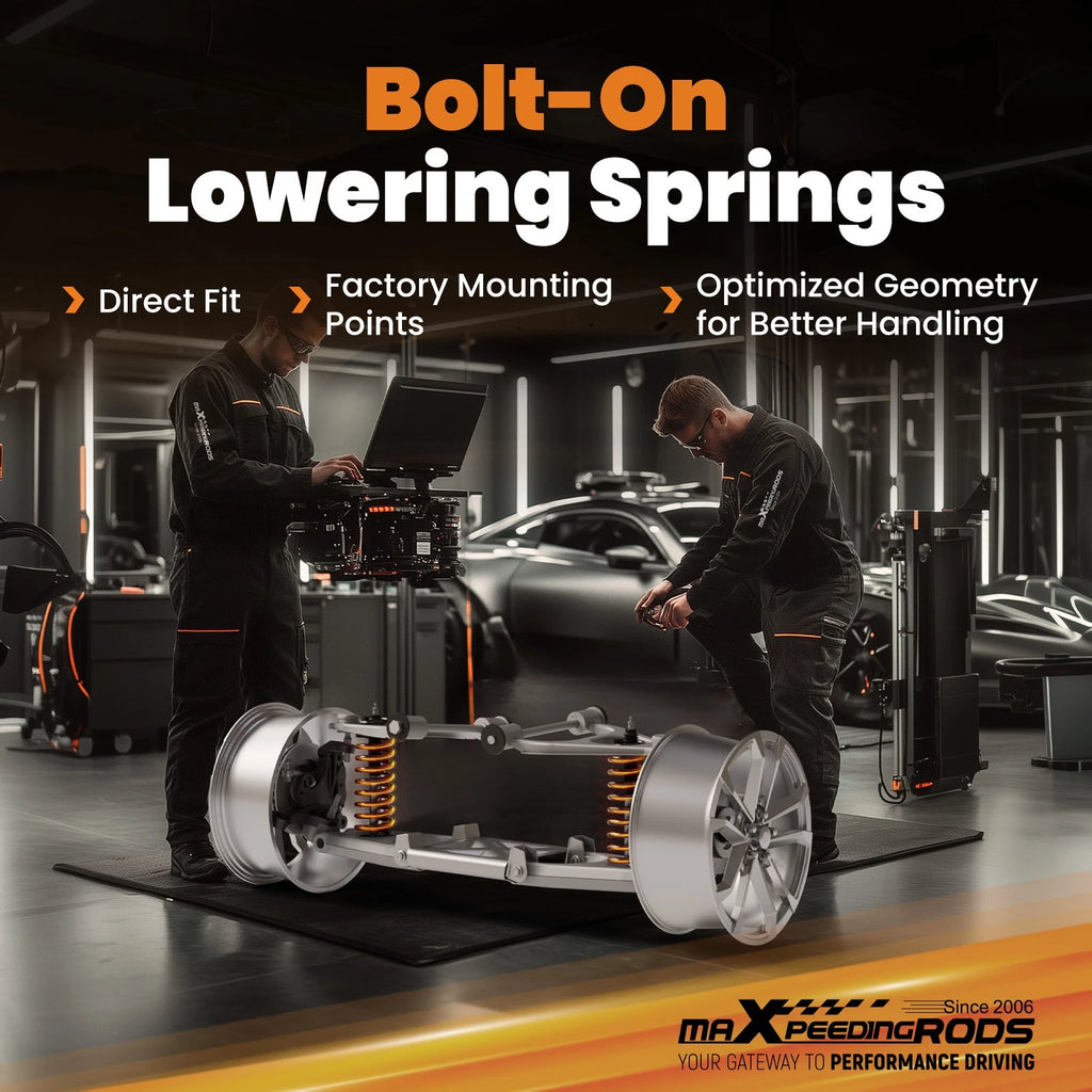 2" Front Drop Coil Springs Lowering Kit for Chevrolet GMC C1500 (1988-1998)