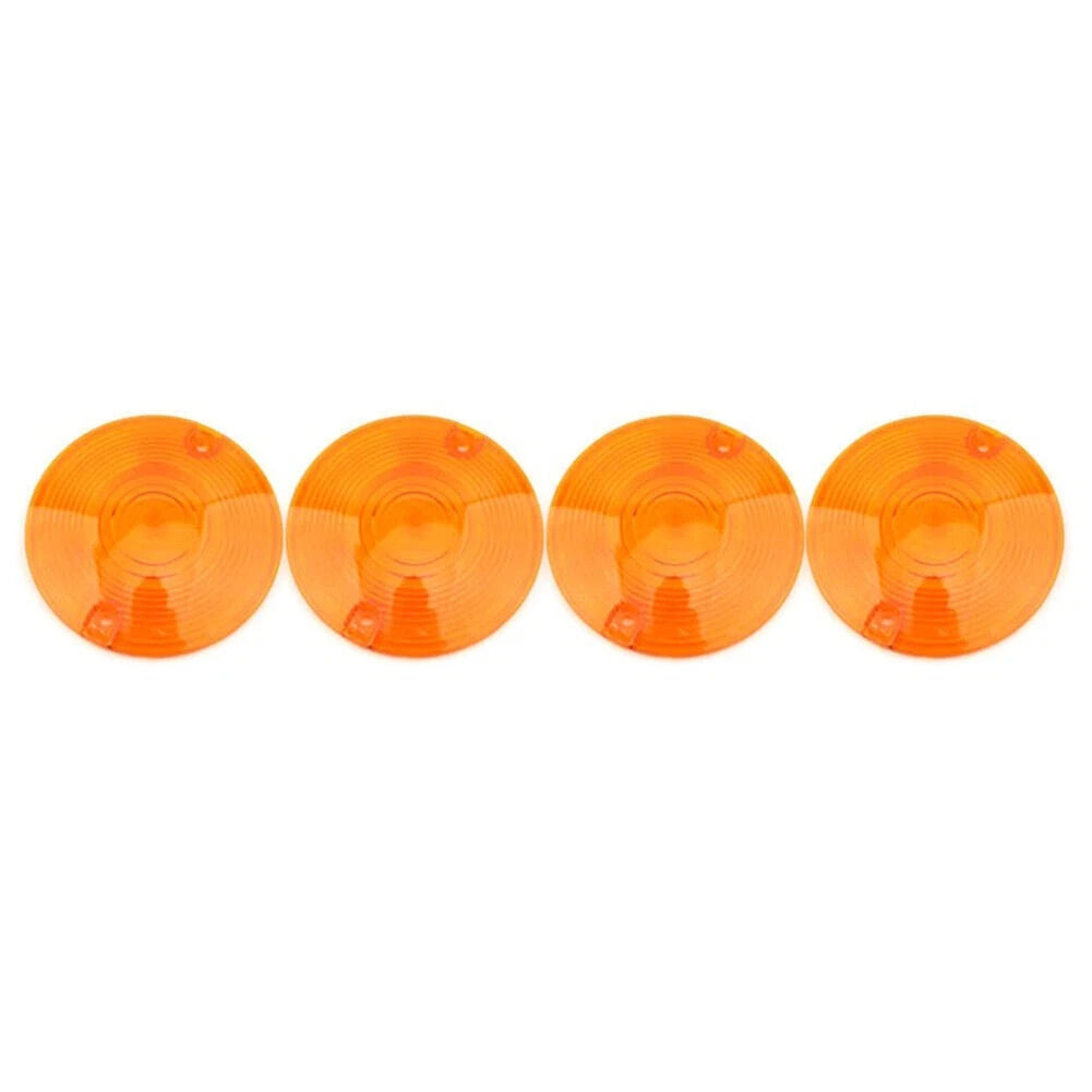 4X Turn Signal Light Indicator Cover Amber Lens for Harley Davidson Electra Glide (2014–2023)
