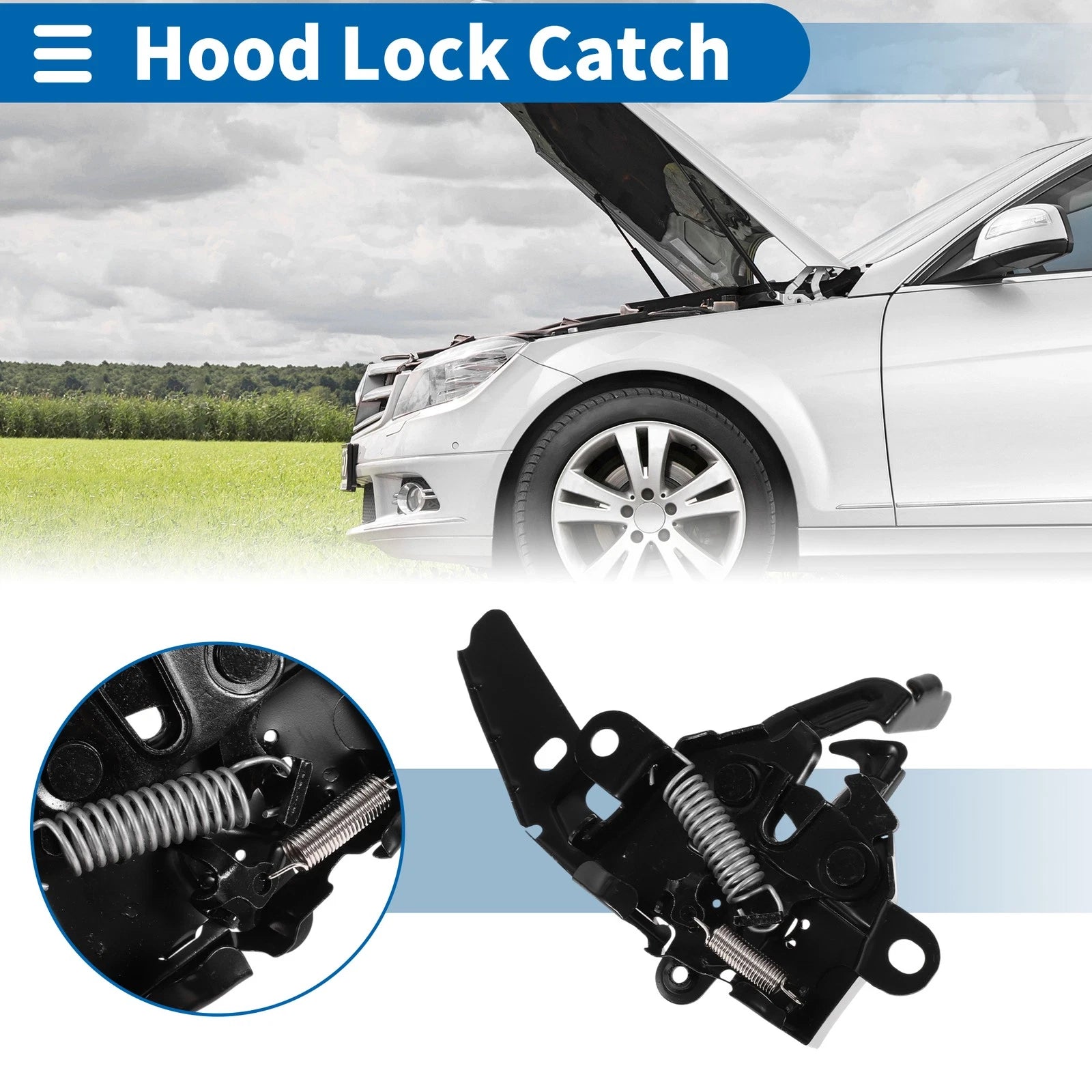 Hood Latch Assembly for Toyota Corolla (2019–2022) No. 5351002770 1 Pc