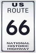 Historic Route 66 Speed Limit Sign for Parking (National Historic Highway)