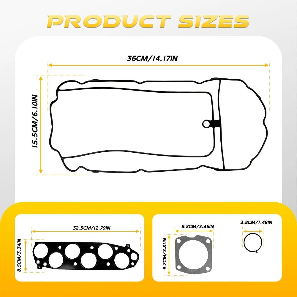 Intake Manifold Gasket Set for Honda Ridgeline (2009–2014) & Acura (2005–2015)
