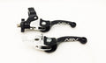 2X Front Brake Clutch Perch Levers Shorty Black for Yamaha YFZ 450 (2007–Present)