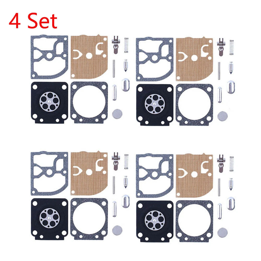 Set of 4 Carburetor Repair Kits for STIHL 017 018 MS170 MS180 ZAMA RB-66 RB-77