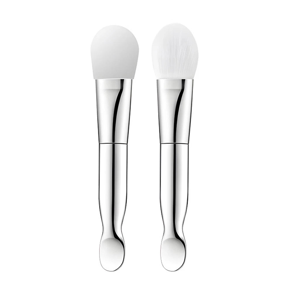 Double-Ended Silicone Brush for Face Exfoliating Pastes (17 x 3 x 3 cm)