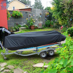 600D Black Waterproof Marine Grade Canvas for Boat (Trailerable)