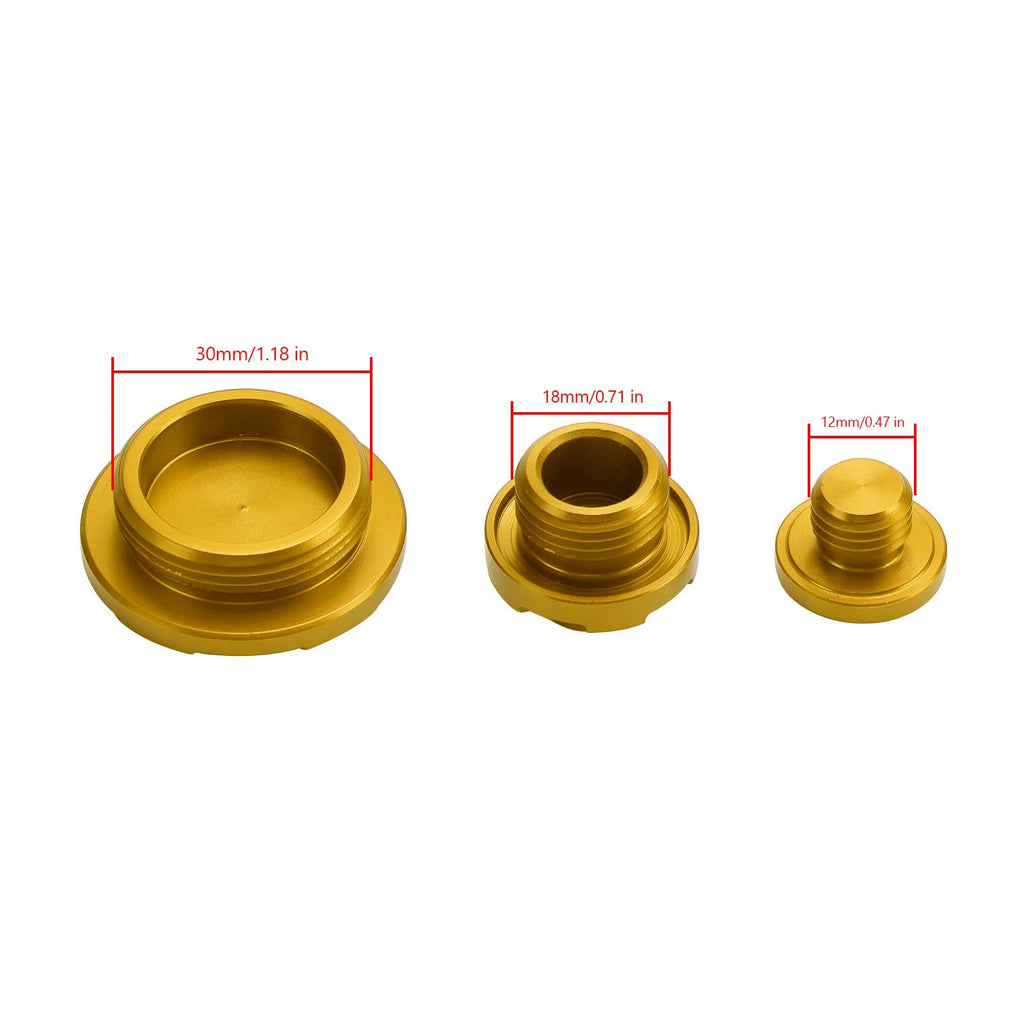 Ignition Cover Oil Cap Engine Plug Kit for Kawasaki KX250 KX450 (2019–2020)