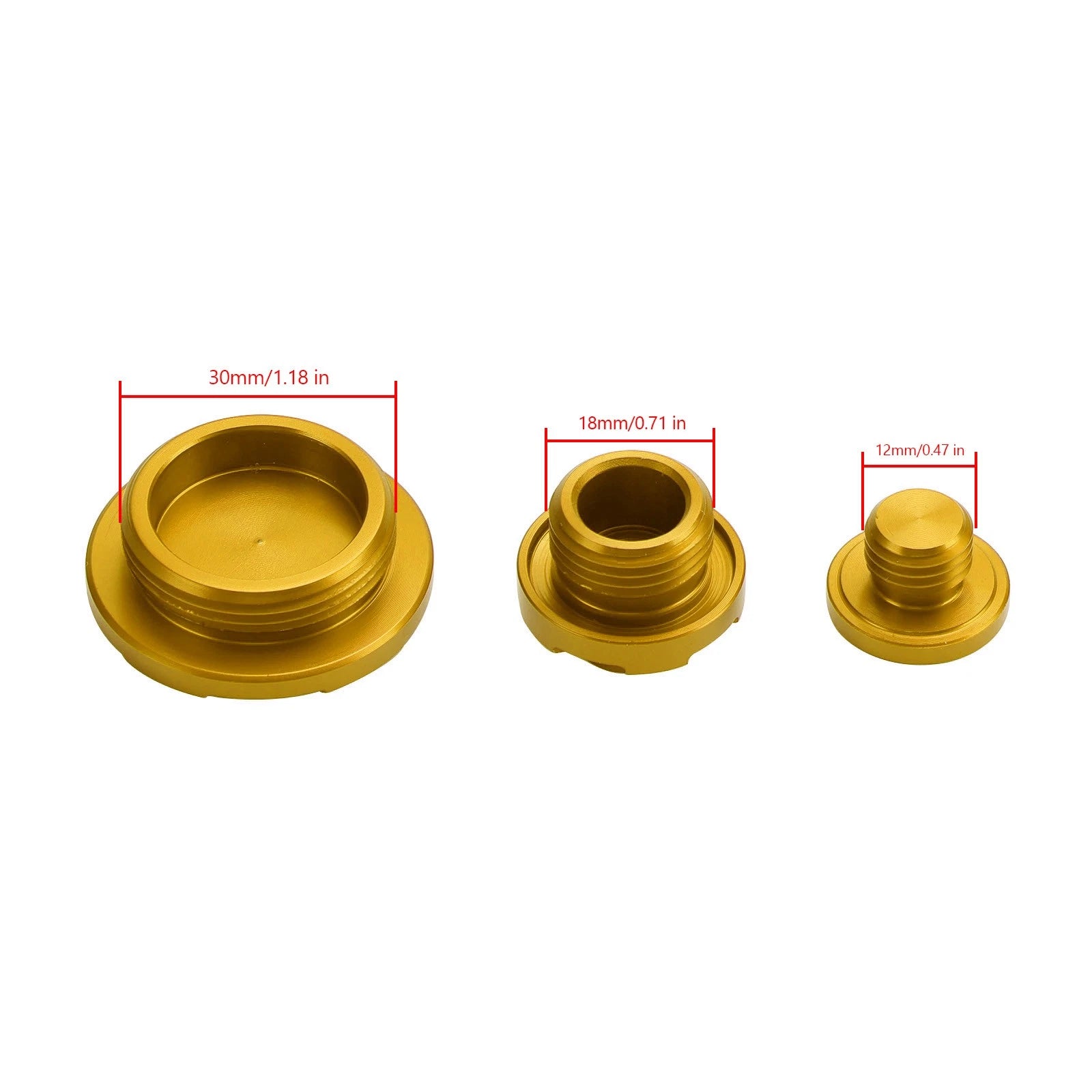 Ignition Cover Oil Cap Engine Plug Kit for Kawasaki KX250 KX450 (2019–2020)