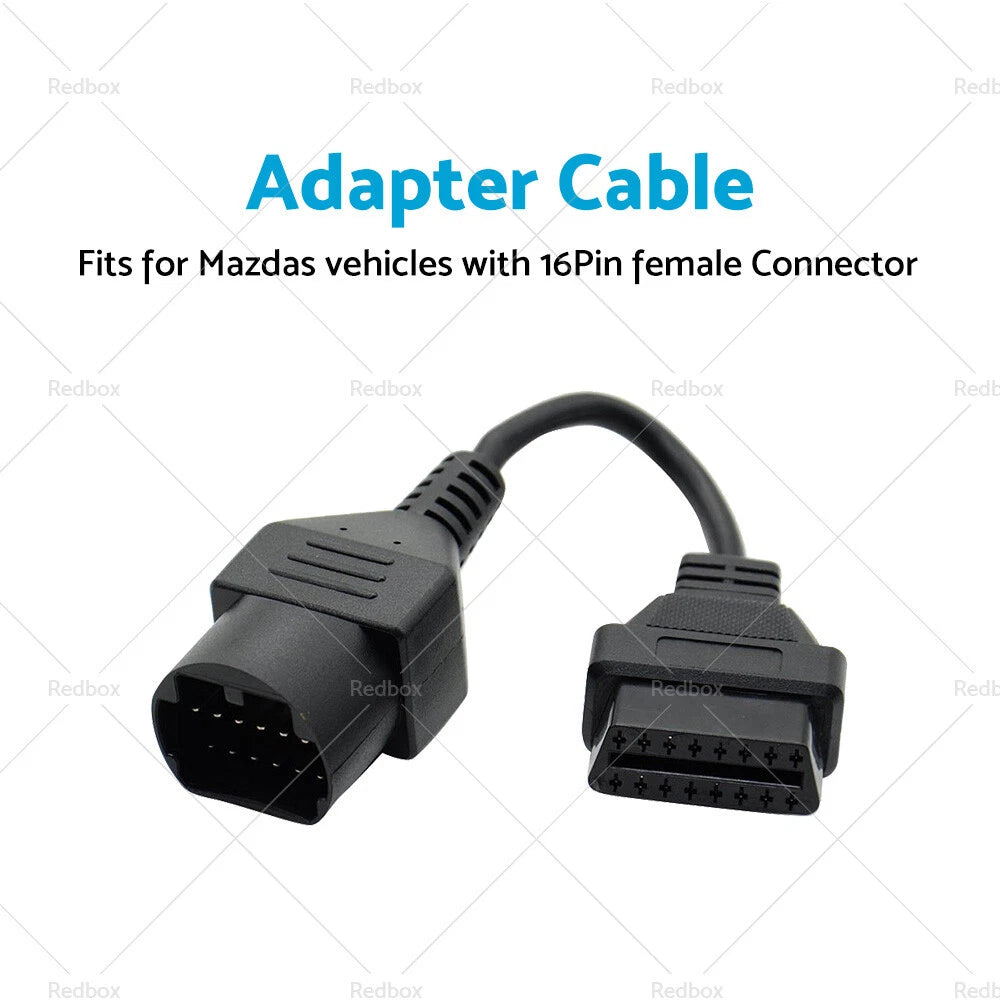 OBD2 Diagnostic Cable 17 Pin to 16 Pin for Mazda