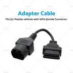 OBD2 Diagnostic Cable 17 Pin to 16 Pin for Mazda