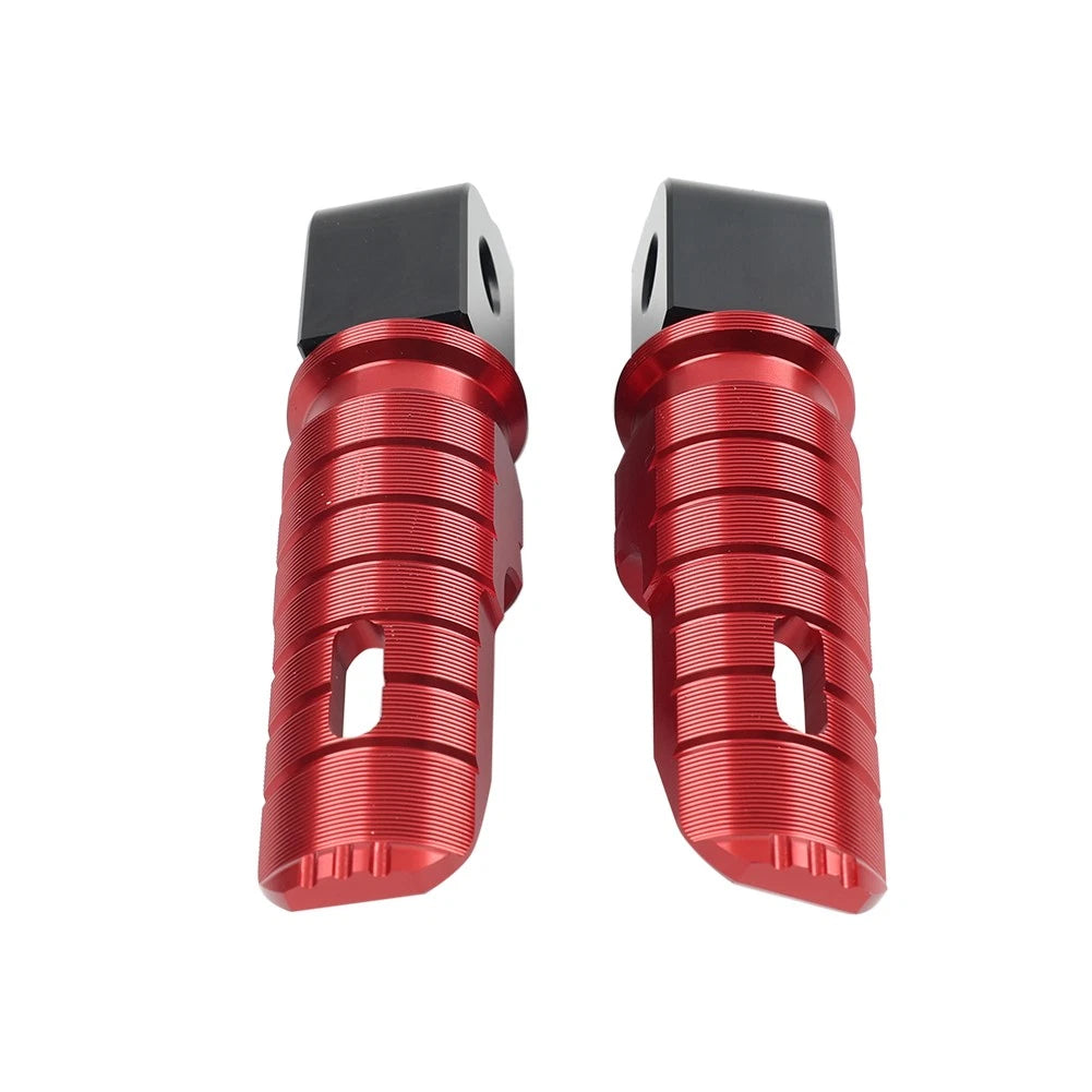 Rear Footrests Foot Pegs for BMW R Nine T (2014–2023), F900R, F900XR (2020–2023), R1200R, Red