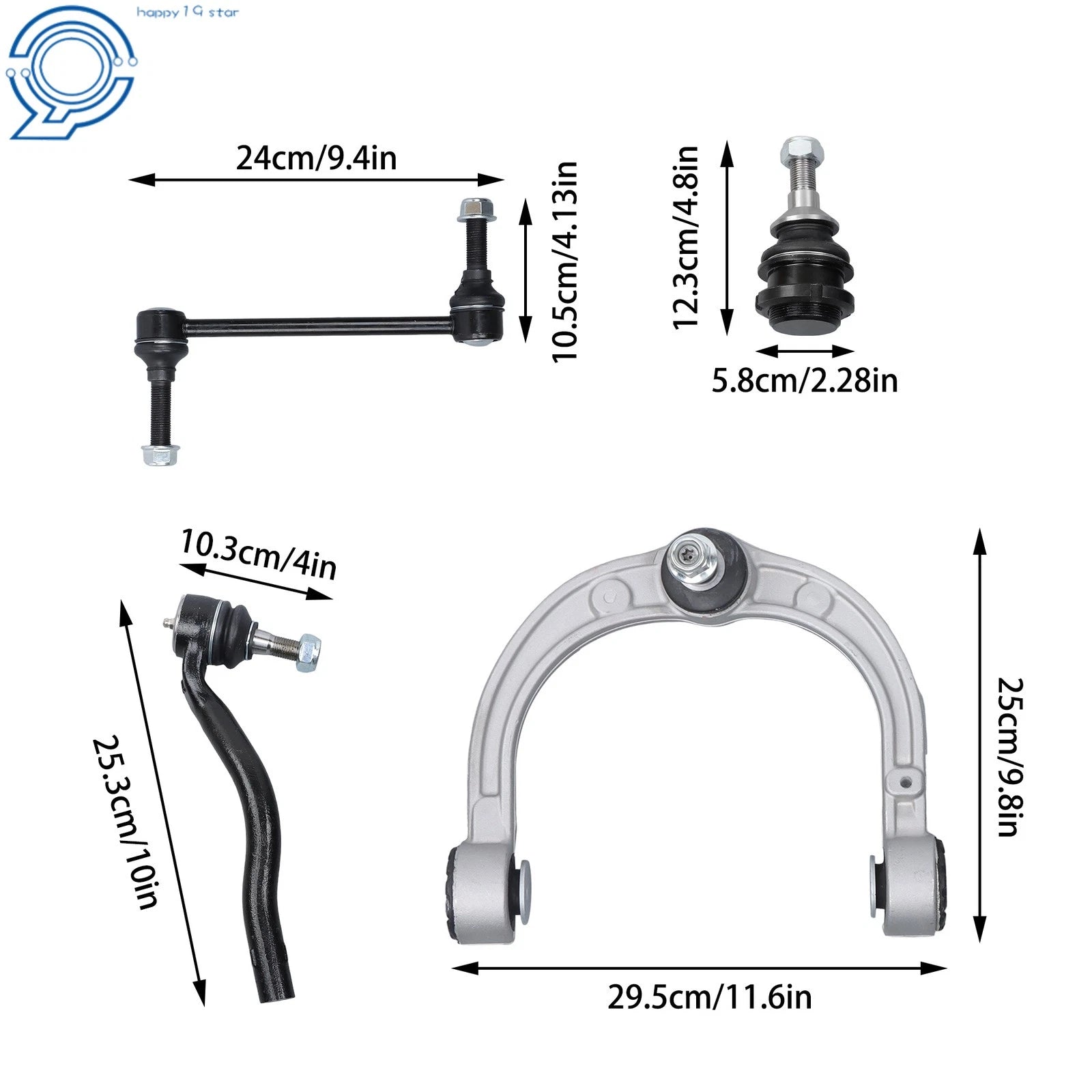 Front Control Arm Kit for Mercedes Benz ML350 ML450 (2006-2011)