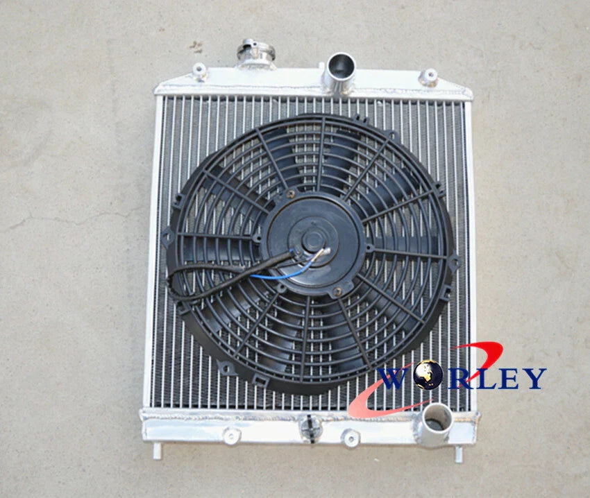 Alloy Radiator & Fan for Honda Civic EK EG B16 B18 32mm (1992-2000)
