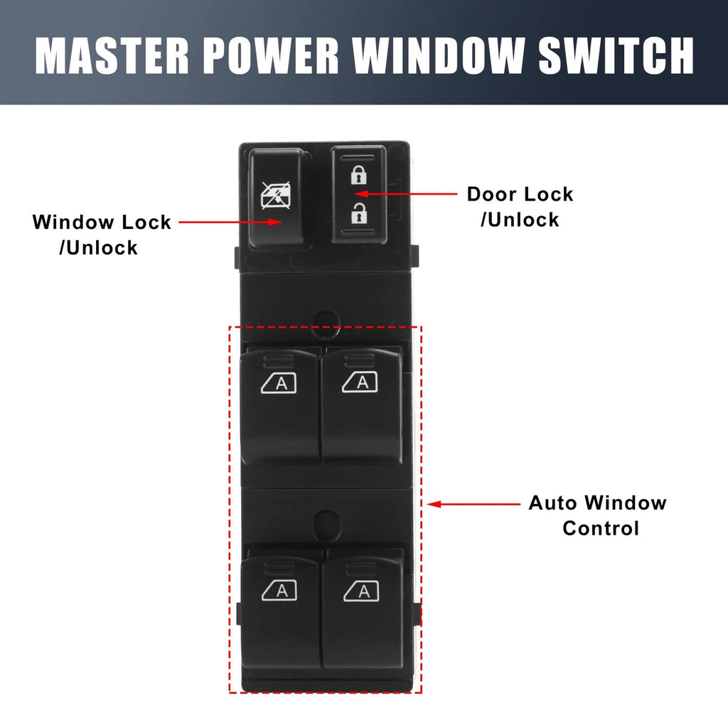 Master Driver Side Power Window Switch 25401-JK42E for Infiniti G25 (2011–2012)