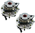 Set of 2 Timken Front Wheel Bearing & Hub Kits for Ford F-250 F-350 (2005–2023)