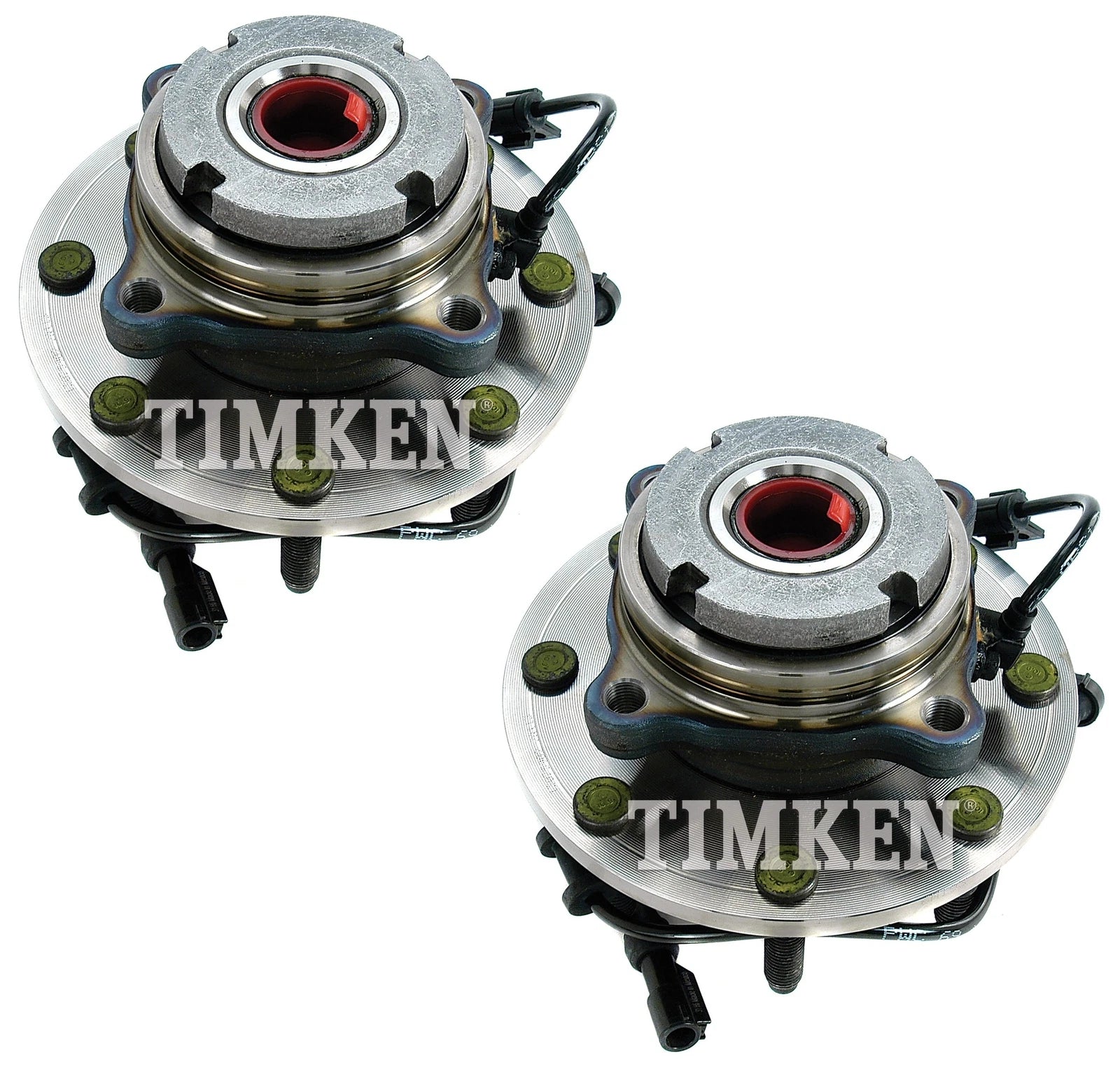 Set of 2 Timken Front Wheel Bearing & Hub Kits for Ford F-250 F-350 (2005–2023)