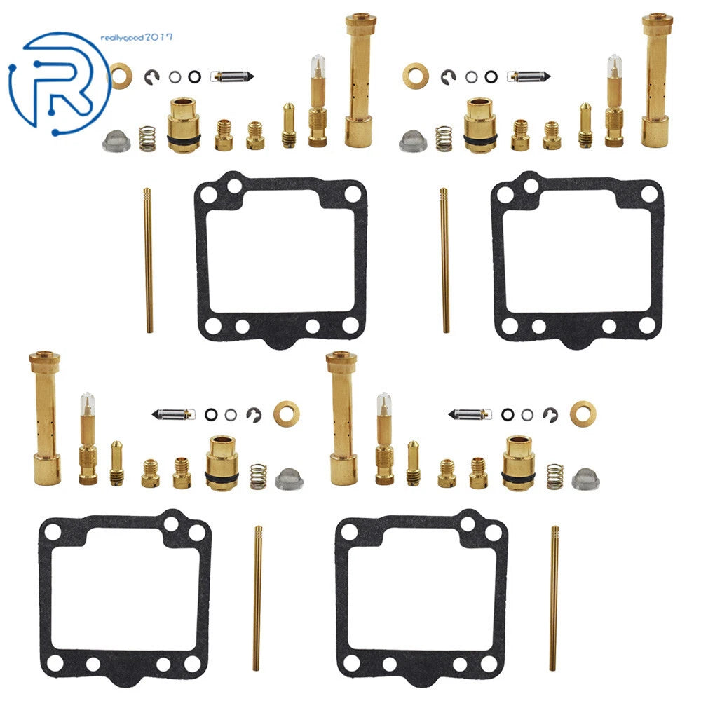 Set of 4 Carburetor Rebuild Kits for Suzuki GS650E GS650G GS650GL (1981–1983)