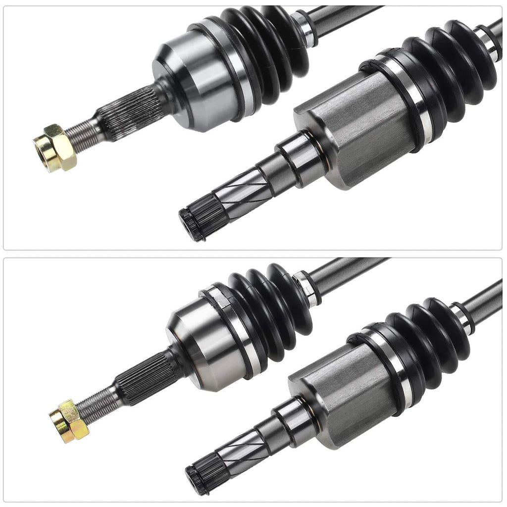 Set of 4 CV Axle Shafts and Wheel Hubs for Chevy Equinox (2005–2010)